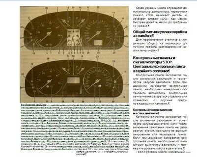Значки на панели рено меган
