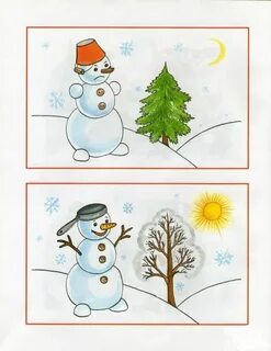 Развивающее занятие зима