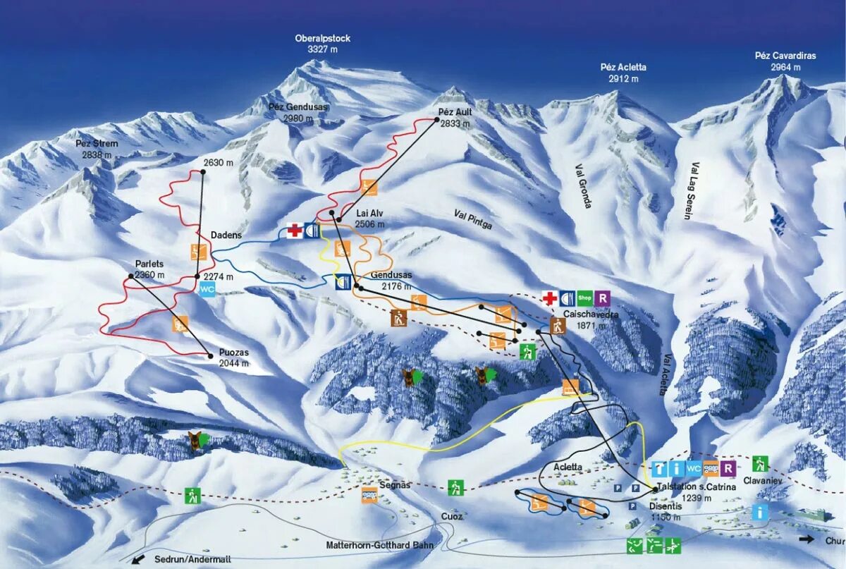 Названия горнолыжных курортов. Andermatt Ski Map. Лыжные курорты Швейцарии на карте. Андерматт на карте. Андерматт схема трасс.