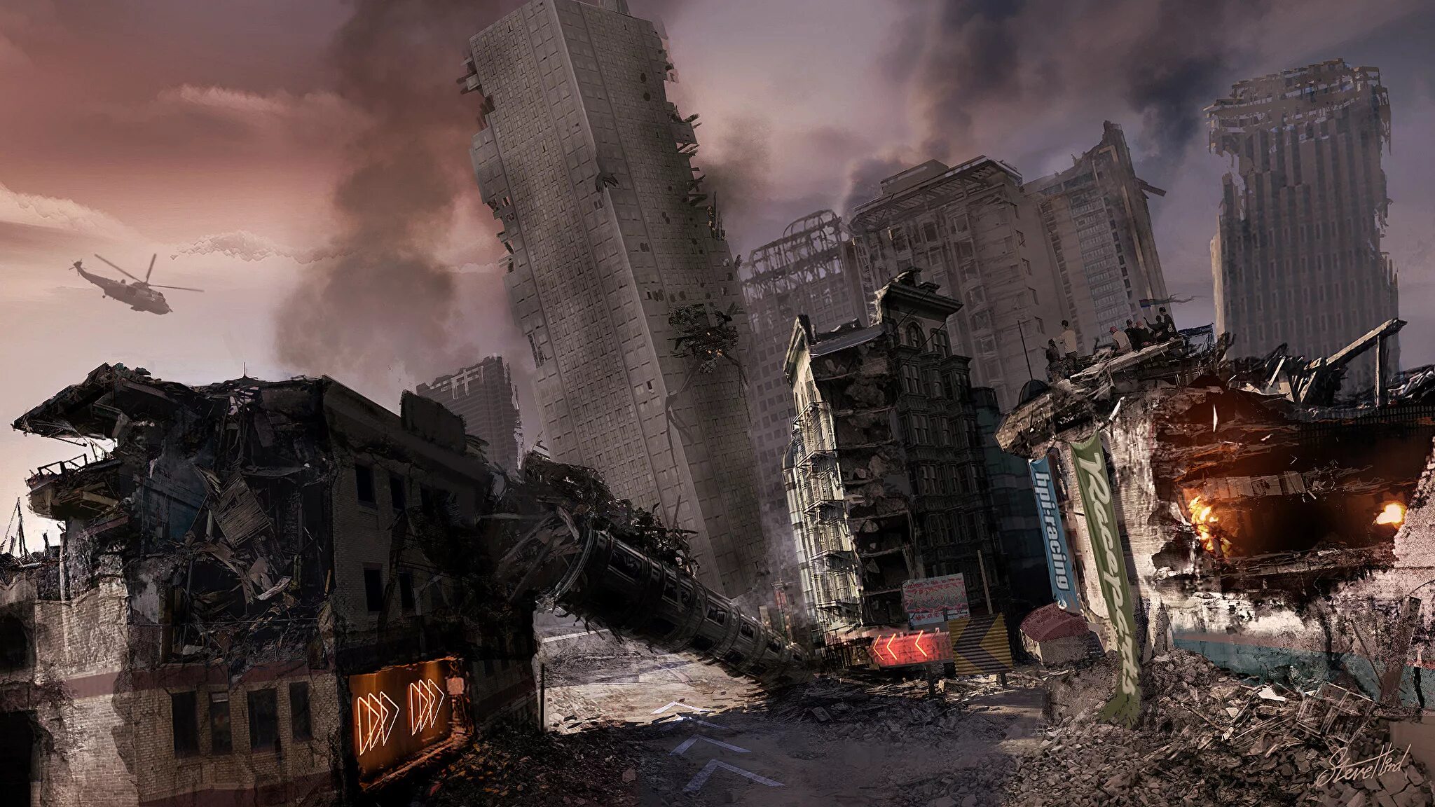 MOTORSTORM Apocalypse Art. Разрушенный город. Разрушенное здание. Постапокалипсис город.