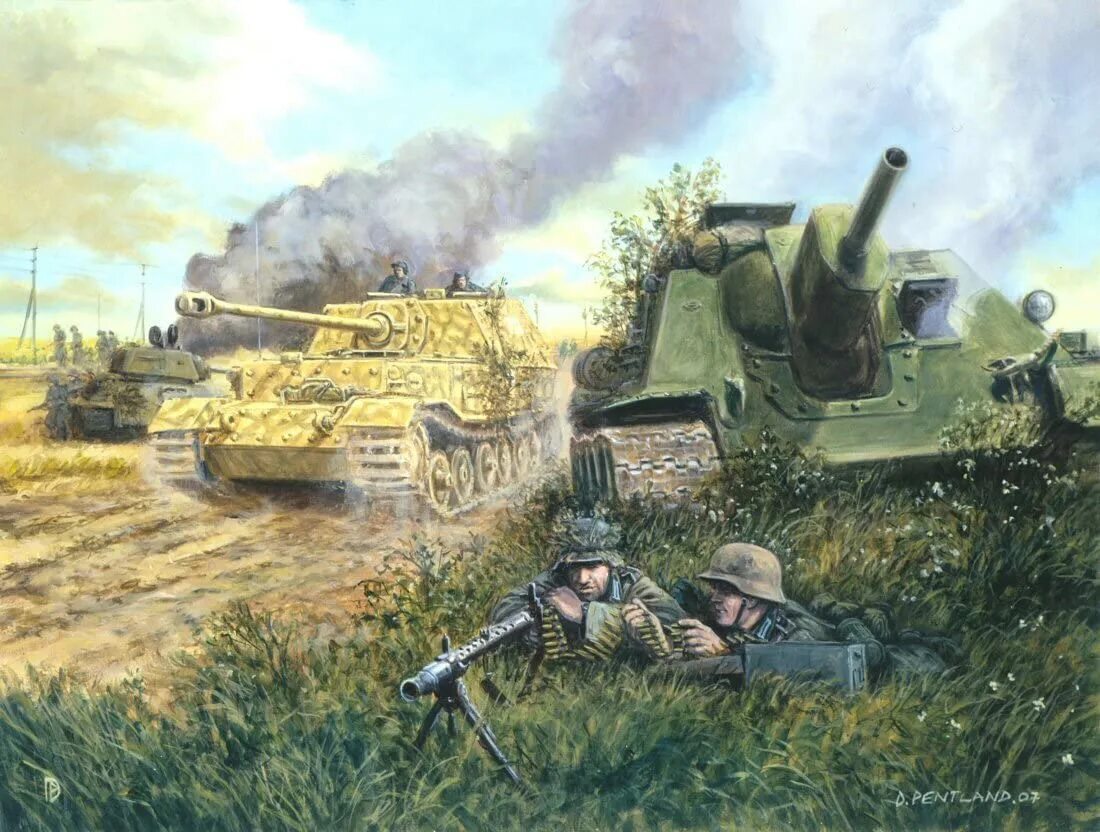Художник рисующий картины сражений