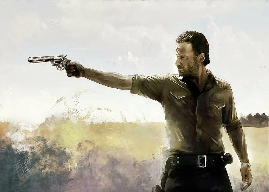 Rick soldier. Рик Граймс.