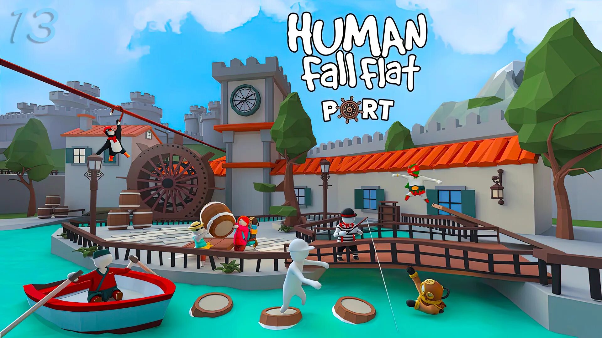 Flat steam. Human: Fall Flat. Хуман Фалл флет. ХЬЮМАН фол флэт 2. Human Fall Flat локация.