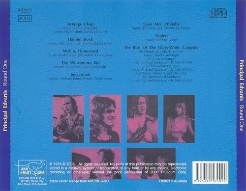 Dear mrs. The Asmoto Running Band. 01 - Principal Edwards Magic Theatre (1968 - 1971).