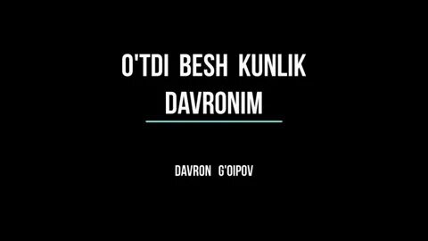 Беш кунлик дуне