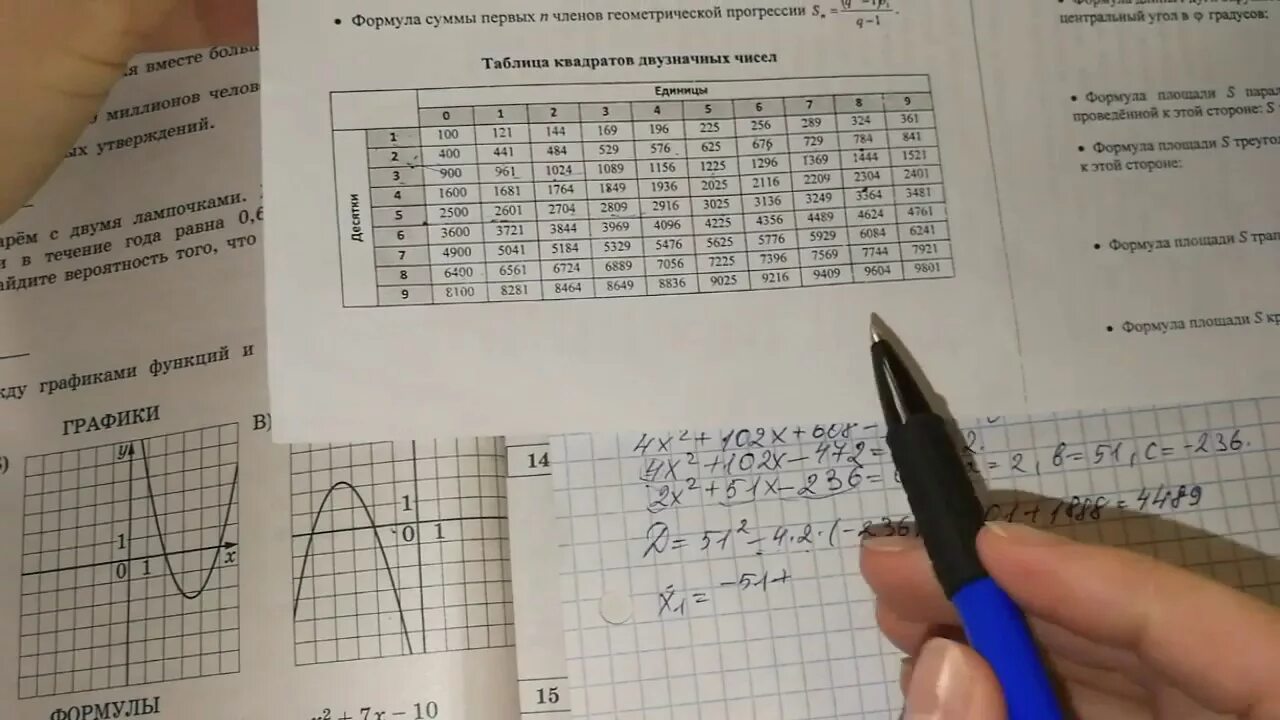 Фипи вариант 9 огэ математика