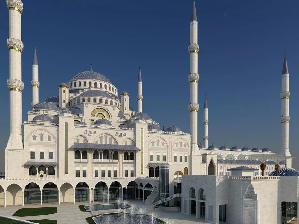 Самые крупные мечети. Мечеть Чамлыджа в Стамбуле. Самая большая мечеть в Турции Чамлыджа. Новая мечеть в Стамбуле. Самая большая мечеть в Стамбуле новая.