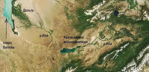 Река впадающая в балхаш