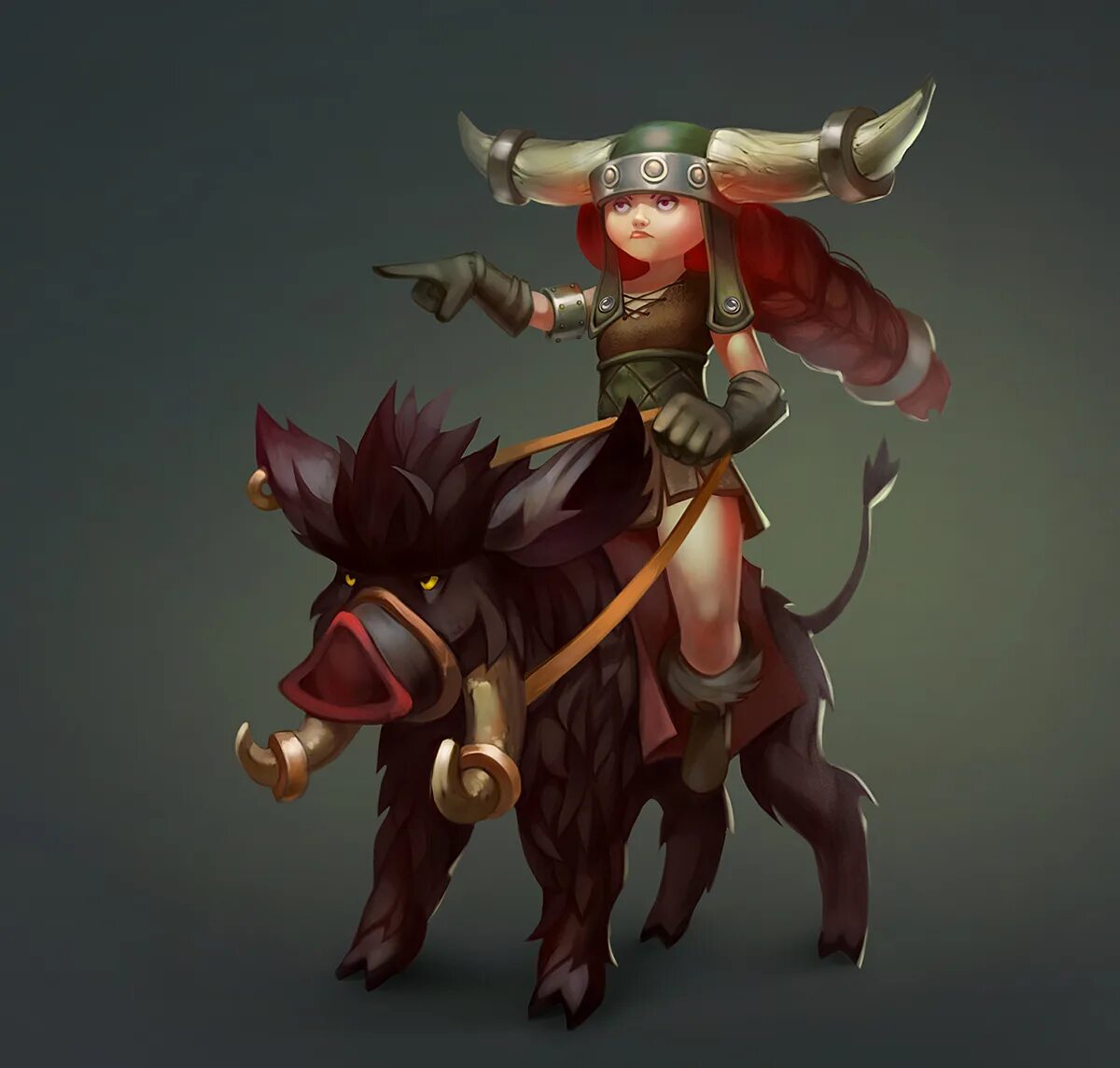 Pig riding