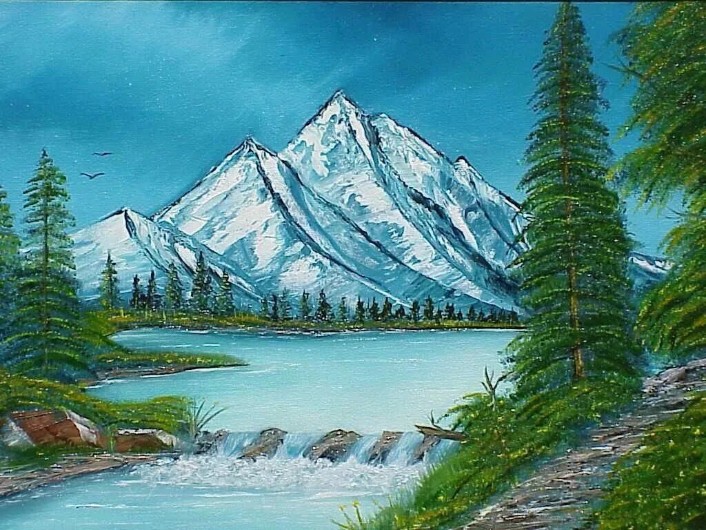 Рисунок красивых гор. Пейзаж рисунок. Пейзажи для рисования. Рисование горного пейзажа. Горный пейзаж карандашом цветными.