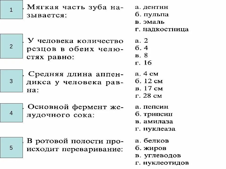 Контрольный тест по биологии 8 класс система пищеварения. Тест по биологии 8 пищеварительная система. Контрольный тест по биологии 8 класс система пищеварения. Зачет по биологии 8 класс пищеварительная система. Вопросы по теме пищеварительная система.