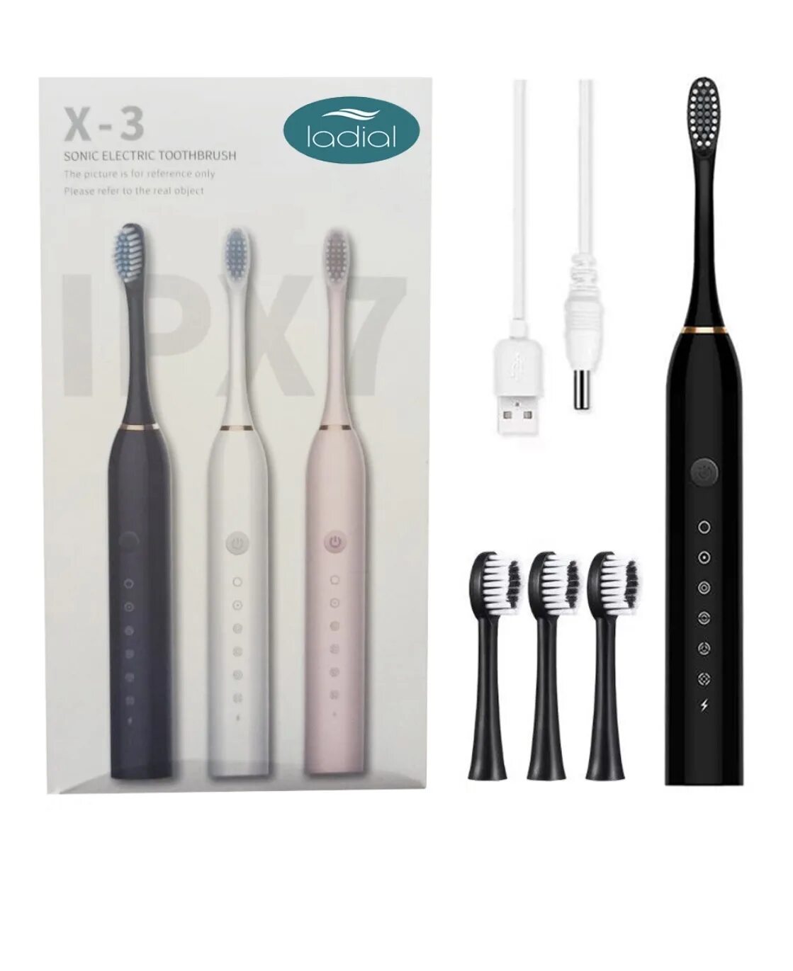 Зубная щетка x7. Зубная щетка sonic x-3. sonic electric toothbrush x3. sonic electric toothbrush 4 насадки. кабель на звуковую электрощетку sonic toothbrush.