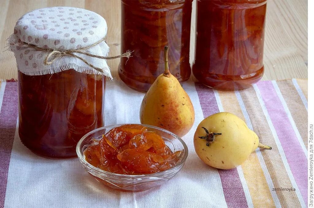 Рецепт варенья из домашней груши
