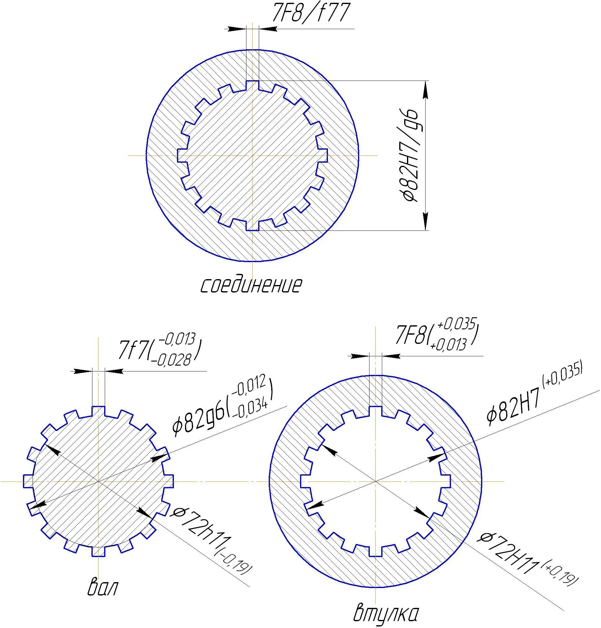 Допуски шлицевых соединений. Шлицевое соединение валов чертеж. Прямобочное шлицевое соединение чертеж. Шлицевые соединения чертеж вала. Шлицевое соединение din 5480.