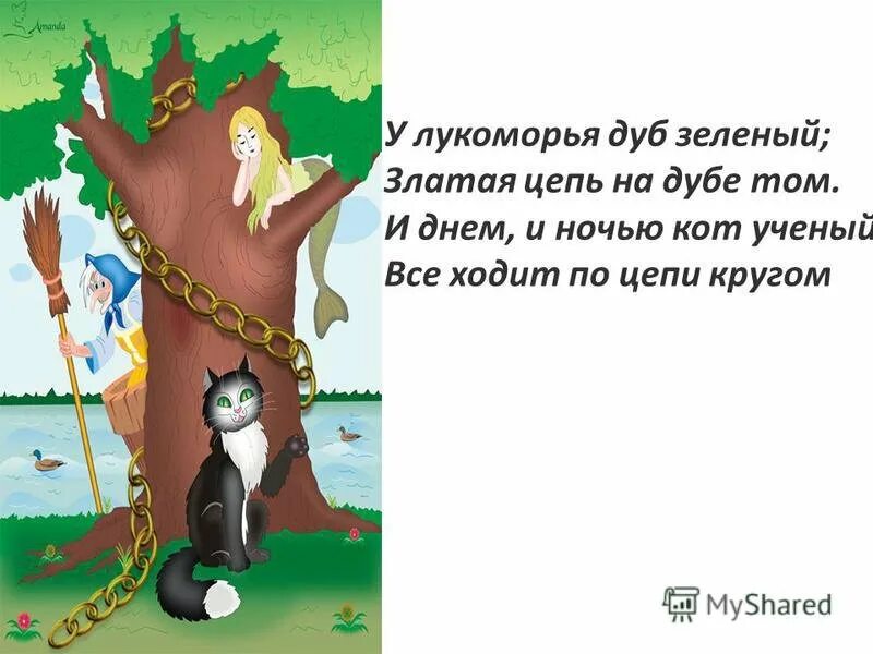 Стихотворение цепь на дубе том. У Лукоморья дуб зеленый златая цепь. Дуб зеленый златая цепь на дубе том. У Лукоморья дуб зеленый златая цепь кот ученый. Кот ученый златая цепь на дубе том.