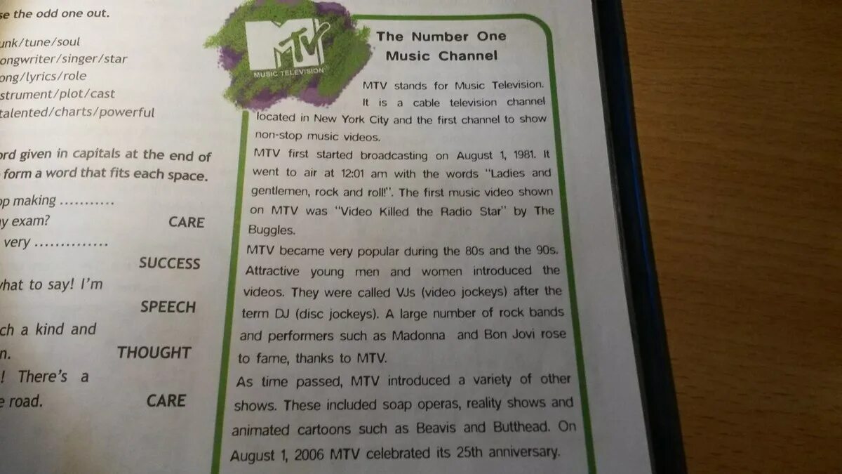 Английский 9 класс стр 142. Переводить текст "the man of Steel". The number one Music channel перевод текста. MTV Stands for Music Television it is a Cable Television channel. Text “the first well”.