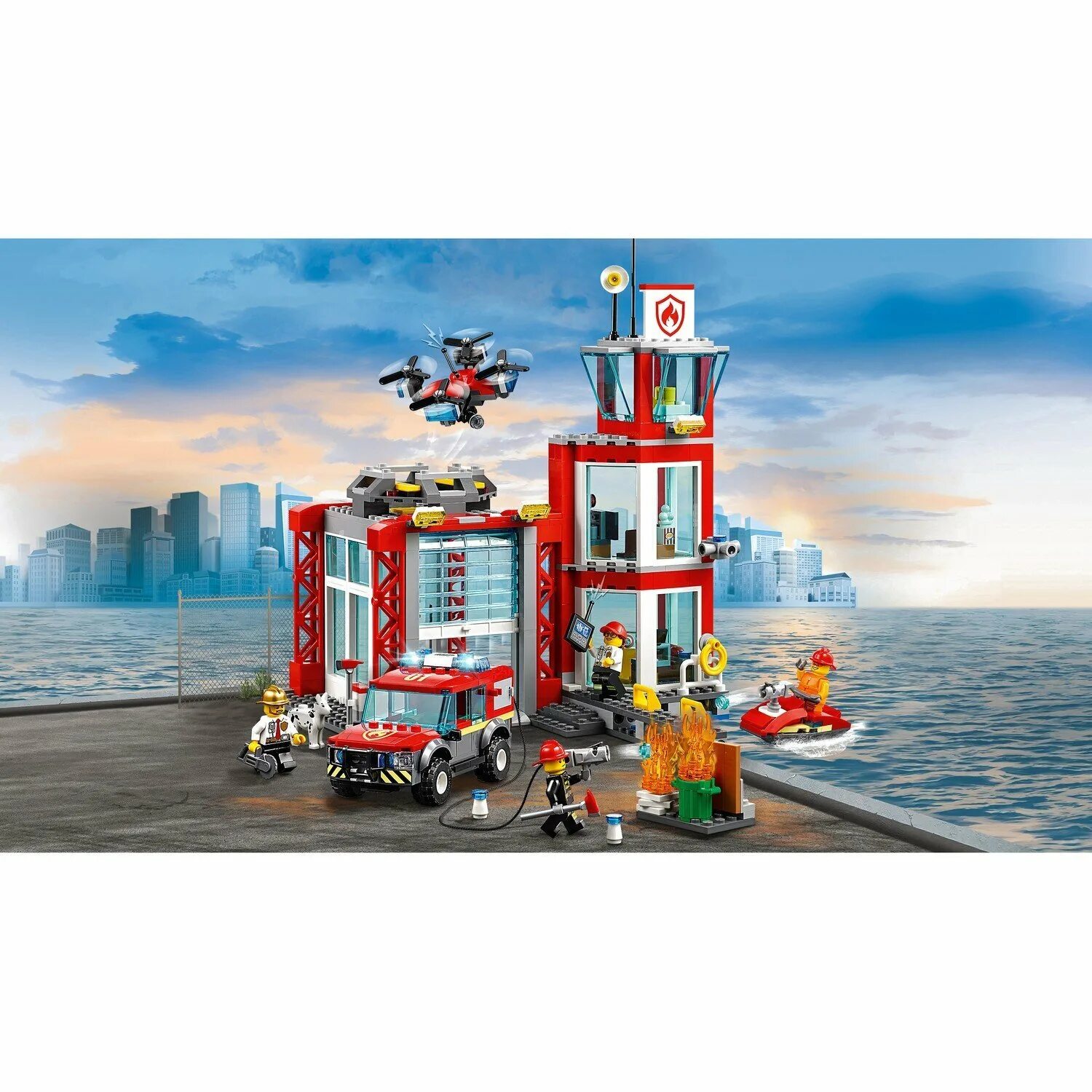 LEGO City 60215 пожарное депо. Конструктор LEGO City 60215 пожарное депо. Лего Сити пожарное депо 60215. LEGO City Fire пожарное депо 60215. Сити пожарная