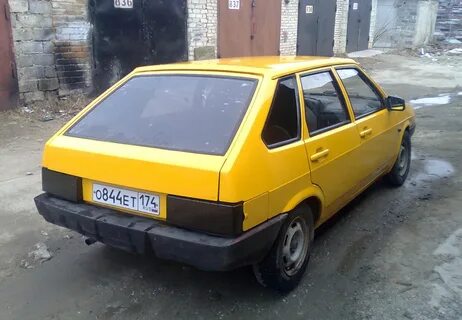 Ваз 2109 желтый