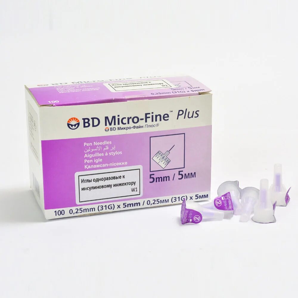 Микрофайн иглы для шприц. Игла для шприц-ручек bd micro-fine plus 31g (0.25 мм х 5 мм), 100 шт.. игла микрофайн плюс 31g (0.25мм х 5мм) д/шприц-ручки №100. иглы bd micro-fine plus 4mm. иглы «bd micro-fine plus» 31g (0,25х 6,0 мм) №100 пр: бектон дикинсон энд компани(сша).