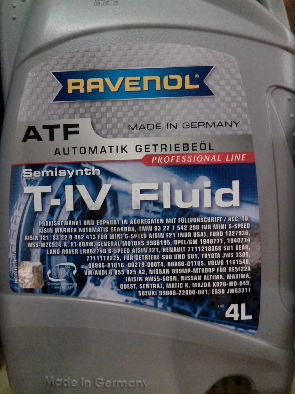 Ravenol atf купить. Ravenol ATF T-IV Fluid. Масло Ravenol t IV Fluid. Масло Ravenol ATF T-IV Fluid трансмиссионное  1 л. 4014835733091 Ravenol.