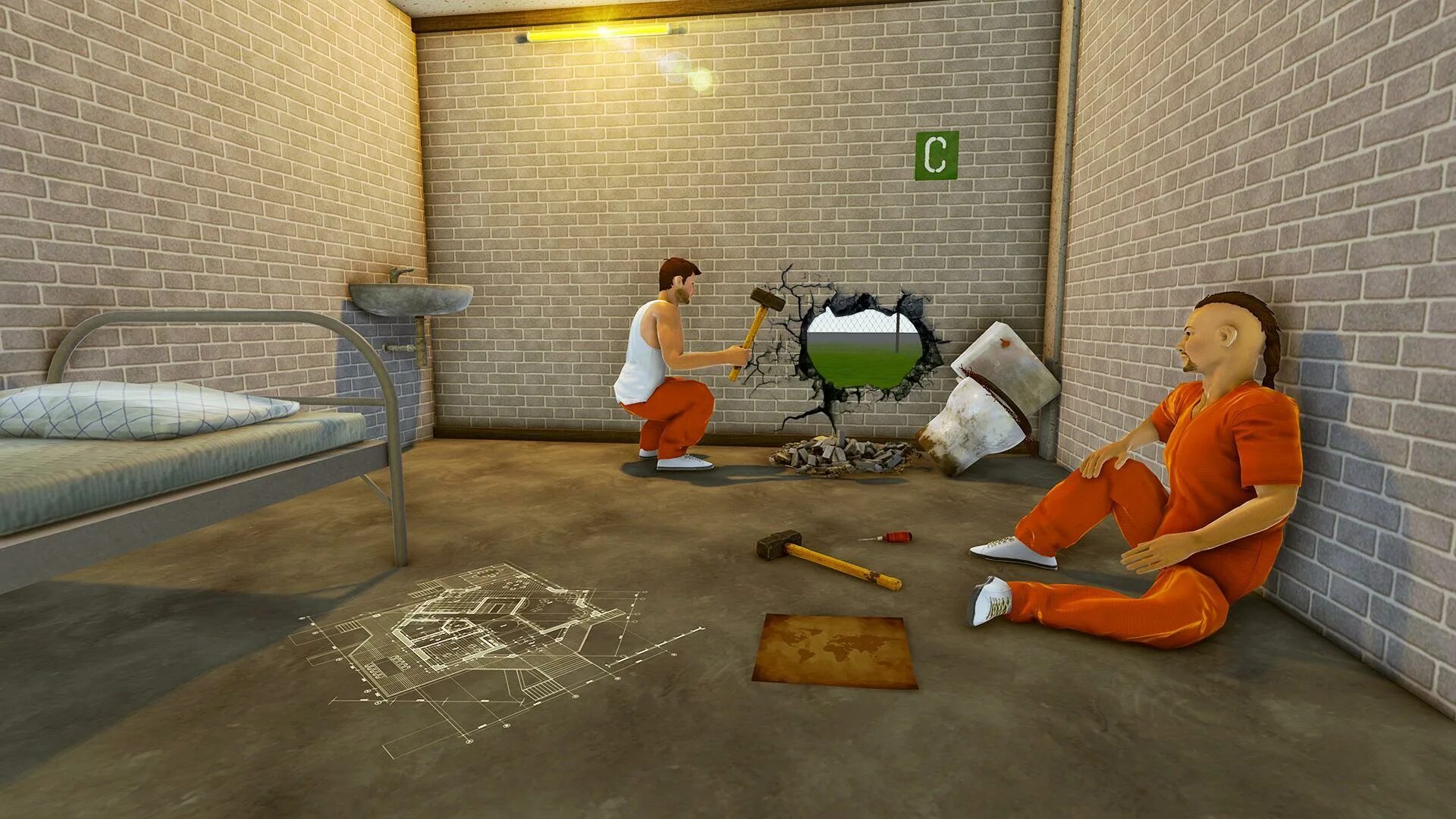 Игра Prison Escape. Комната в тюрьме. Тюрьма комната фон. Камеры в играх про тюрьму. Папа играет в побег