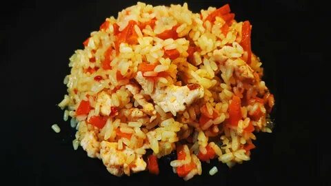 Плов с курицей рассыпчатый рис