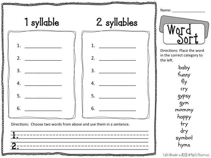 Reading syllables for Kids. Щзут сдщыу ынддфифд Worksheet. Syllables in English for Kids. Types of syllables in English exercises. Opening activity