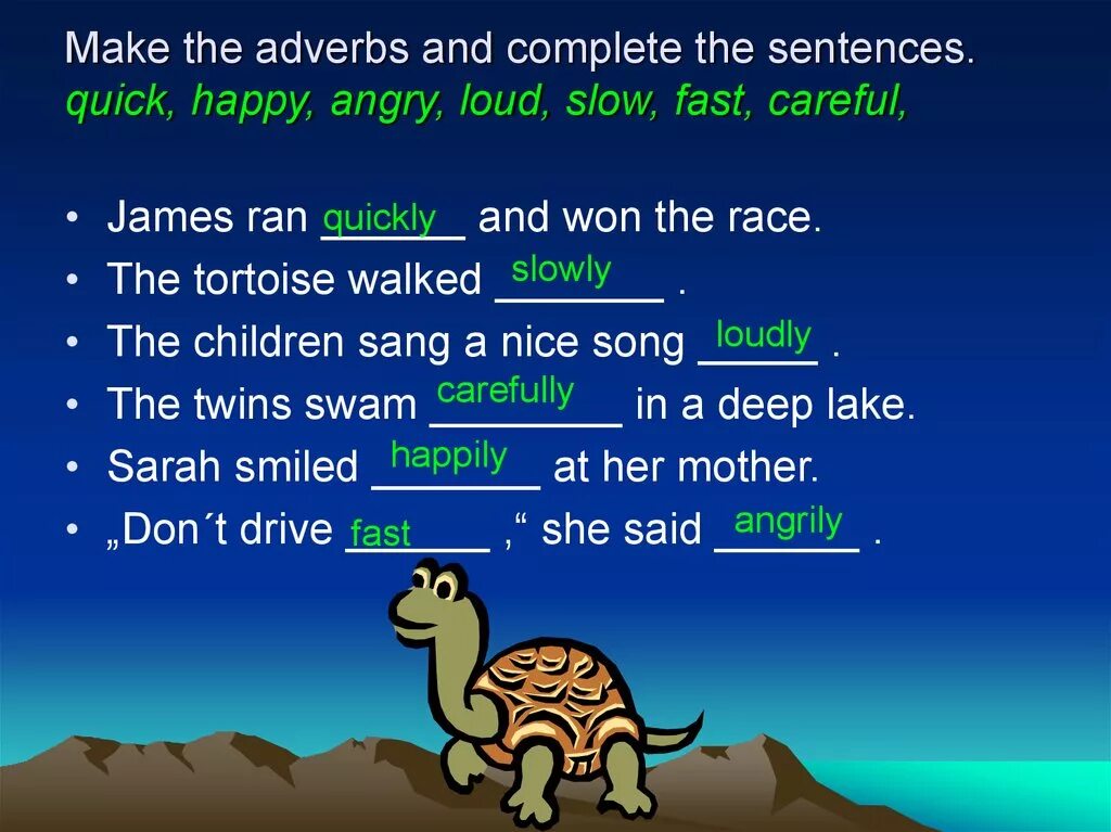 Adverb наречие в английском языке. Adjectives презентация. Презентация adverbs. Adverbs in English правила. Slow adjective