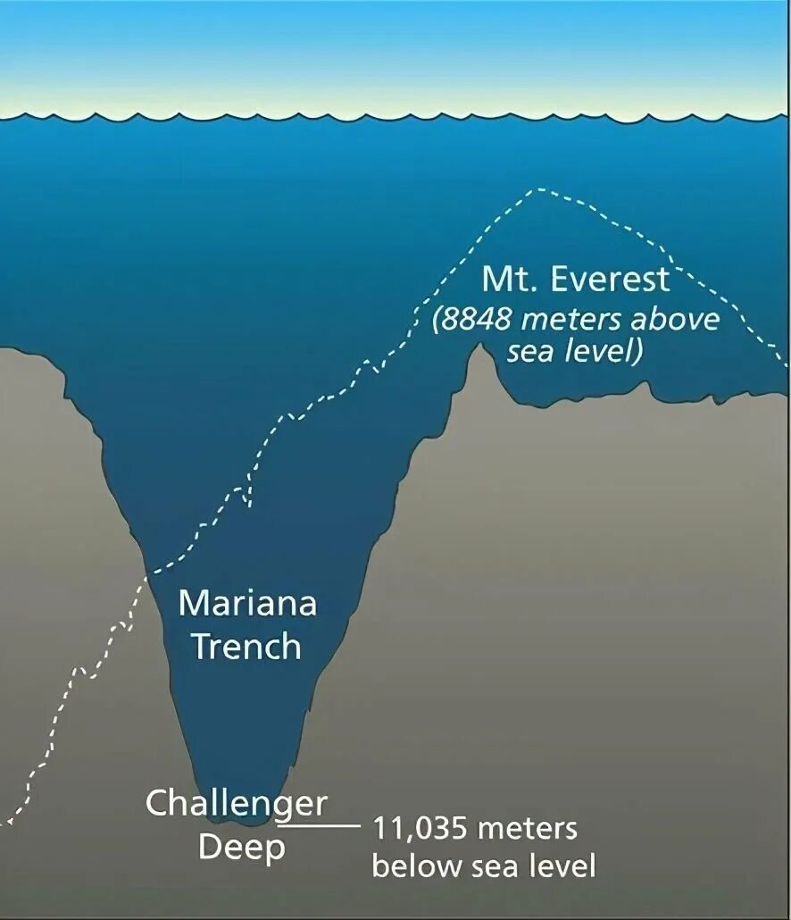 Нулевая точка океана. Глубина мирового океана Марианская впадина. Марианская впадина рельеф дна. Самое глубокое место на земле Марианская глубина 11 022 м. Бездна Челленджера в Марианской впадине.
