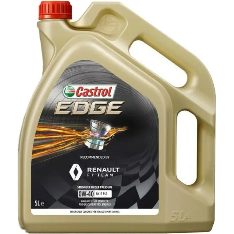 Renault castrol. Castrol 0w40 rn17. Castrol Edge 0w-40 RN 17 RSA. Castrol RSA 0w-40 rn710. Castrol Edge 5l.