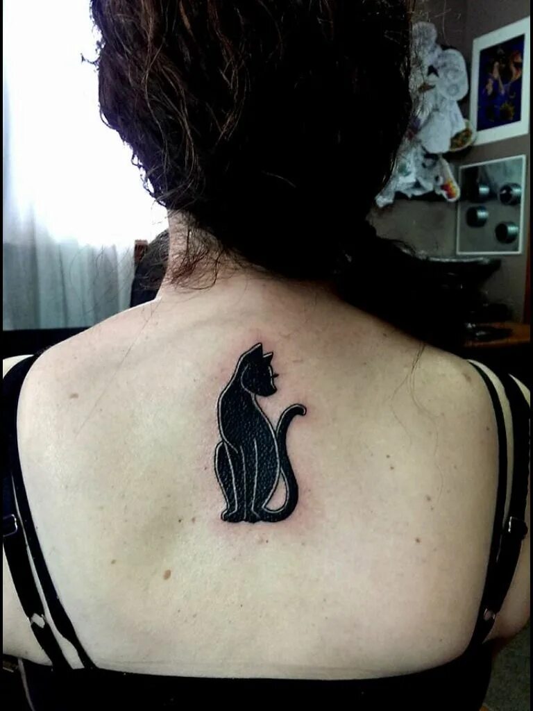Кот между лопаток