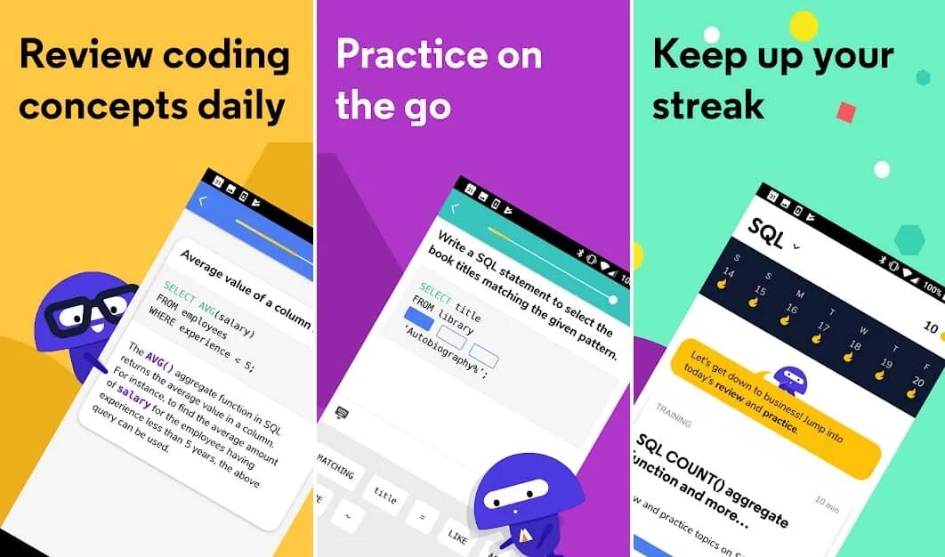Android coding apps. Codecademy go это. go daily приложение. можно ли программировать на телефоне android. codeacademy go app logo.