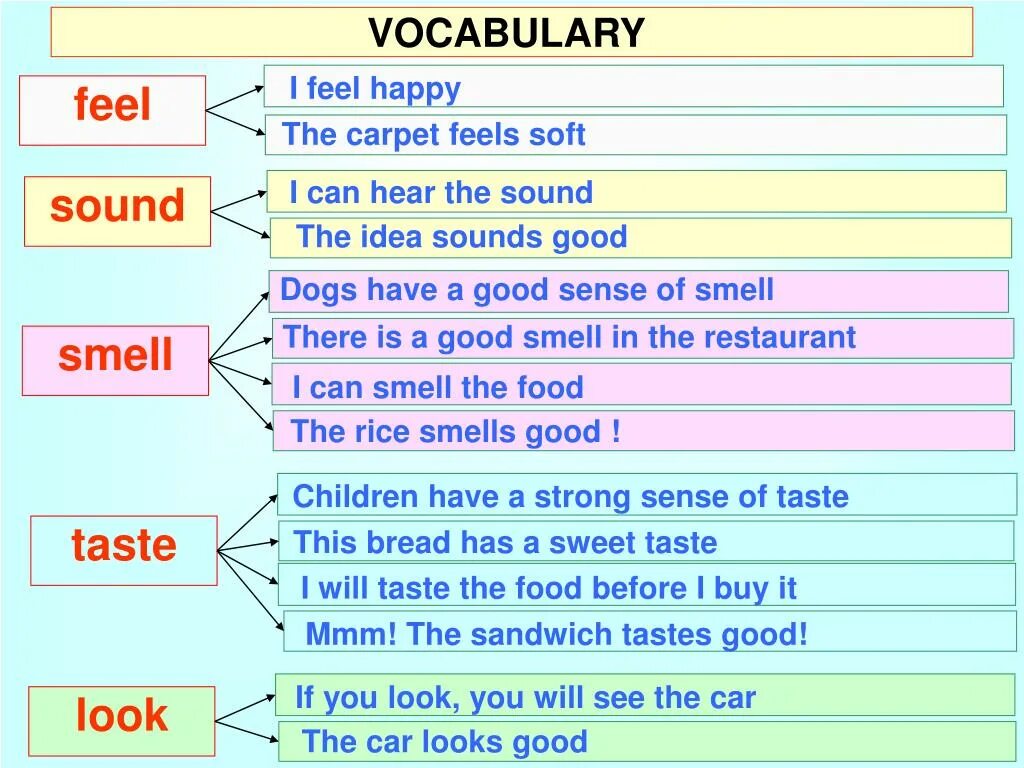 Глаголы feel smell taste Sound. Look smell taste Sound feel. Feel Sound look. Предложения с feel. Looks like you could use