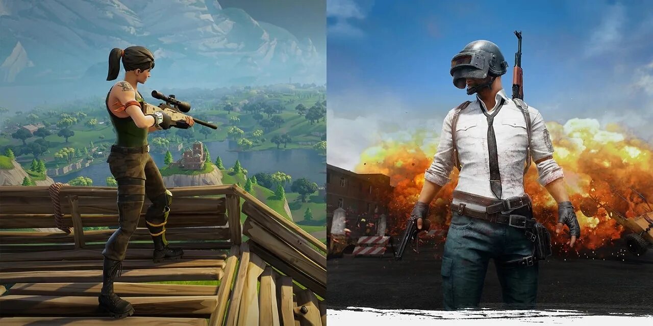 ФОРТНАЙТ vs PUBG. Королевская битва ПАБГ. PABG mobile Королевская битва. ПАБГ батл рояль.