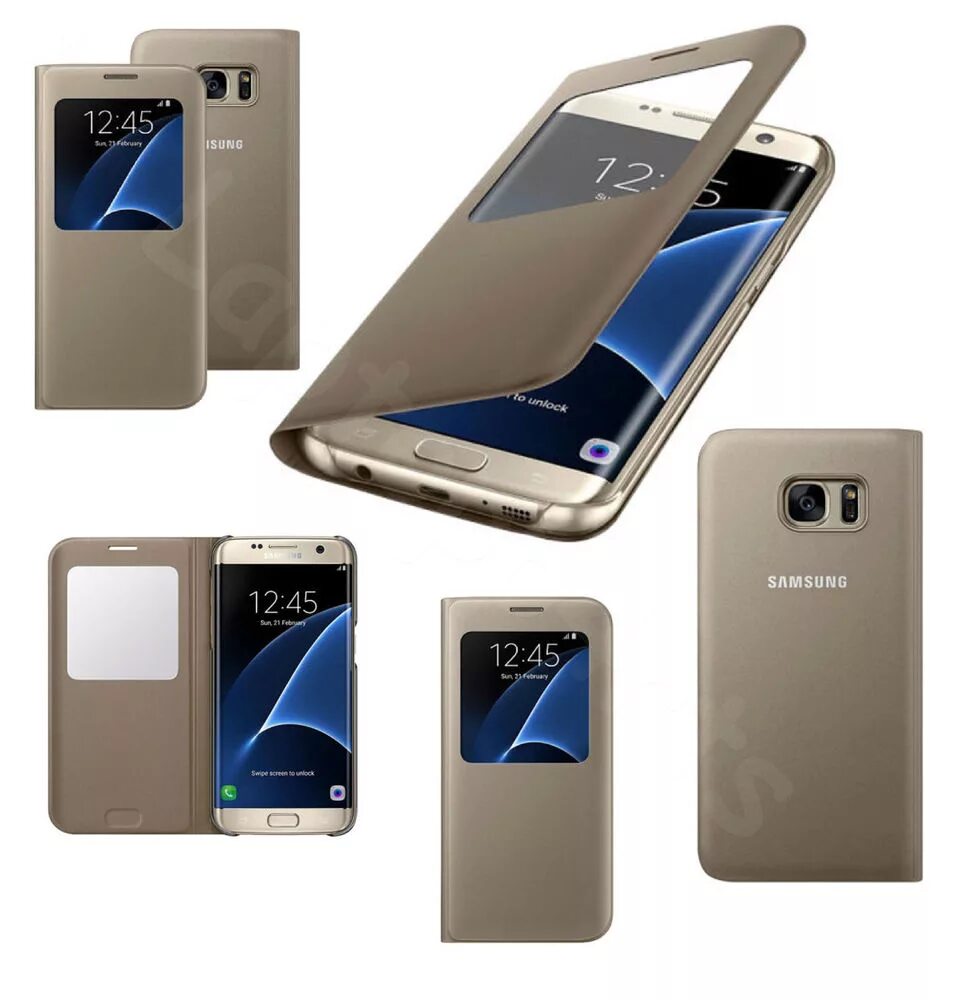 Samsung s7 s view. Samsung Galaxy s7 view Cover. Чехол view Cover Samsung Galaxy s7 Edge. Самсунг s7 Edge чехол стекло.