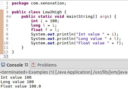 Cannot cast java