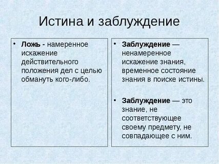 Основных признаков понятия относительная истина