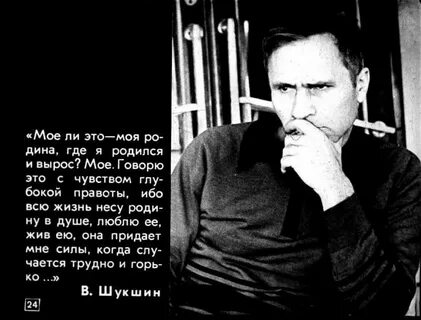Шукшин любовь к родине