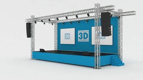 3d модель сцены