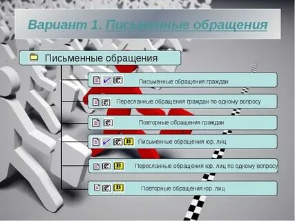 Обработка письменных обращений