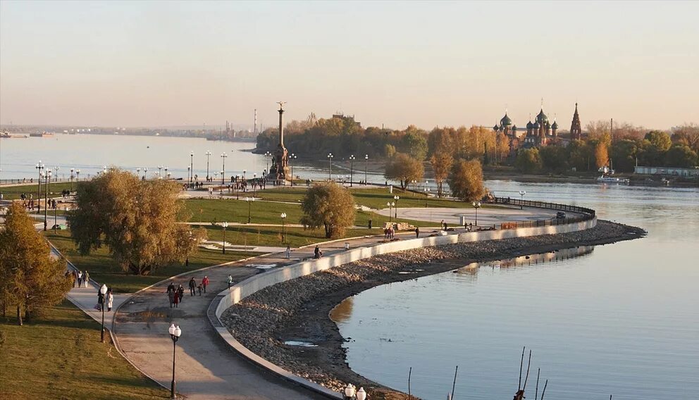 В каких городах есть набережные