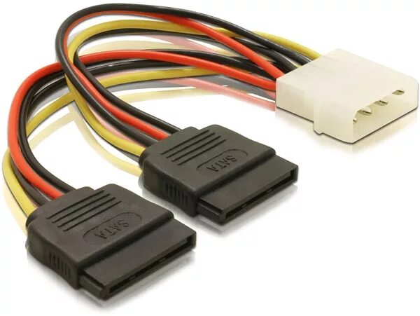 Кабель питания для диска. Кабель питания переходник SATA 2 X Molex ide 4pin. Переходник с Molex на SATA Power. Кабель ATCOM 4-Pin Molex - SATA (ат3798) 0.1 м. Кабель питания Molex 8980 - SATA.