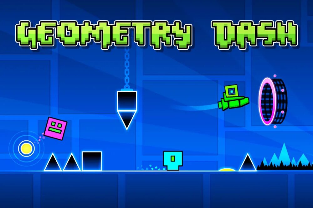 Игру где квадратик прыгает. Игра Geometry Dash. Geometry Dash 1 уровень. 8о Geometry Dash. Игра кубик прыгает.