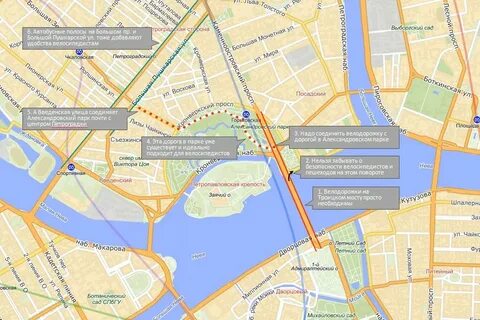 Новый мост санкт петербург на карте