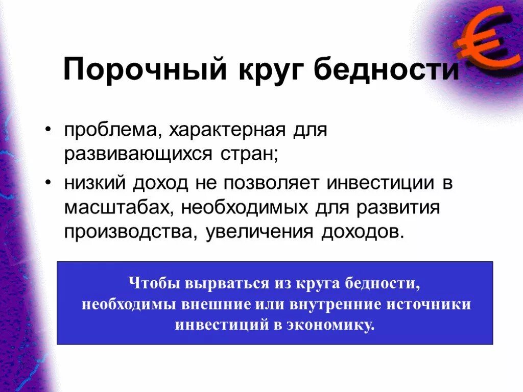 Проблемы экономического развития развивающихся стран. Порочный круг бедности. порочный круг бедности развивающихся стран. понятие порочный круг бедности. как слаборазвитым странам разорвать порочный круг бедности.