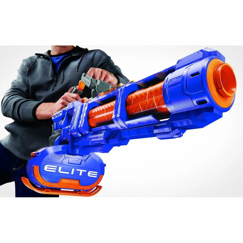 Нерф самый. Бластер нерф элит титан. нерф элит миниган. nerf elite titan cs-50. нерф элит титан миниган.
