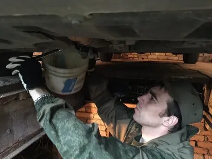 Замена масла митсубиси
