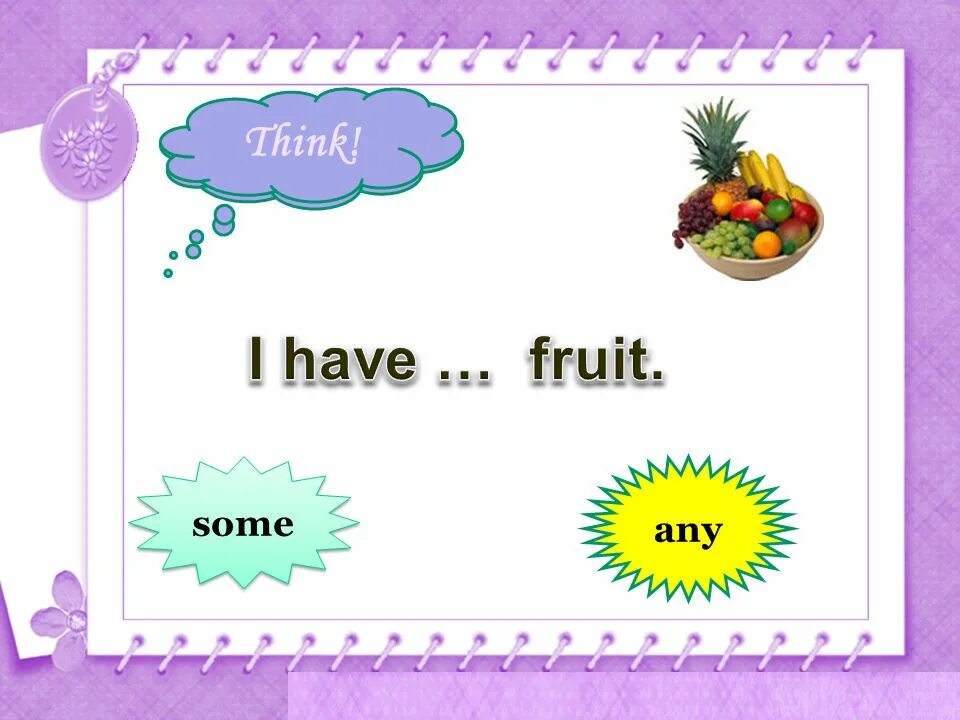 Find some Fruits.