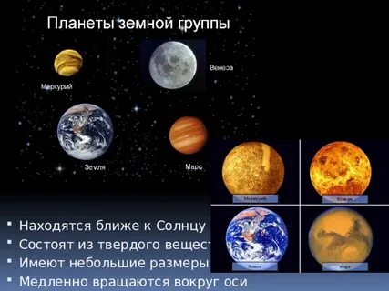 Внутренние планеты земной группы