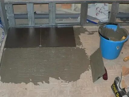 Укладка плитки на деревянные полы в ванной